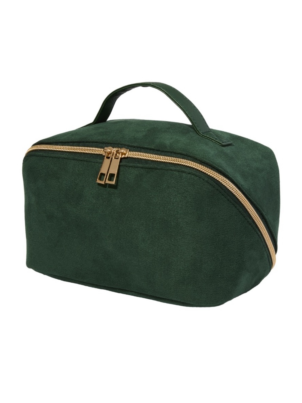 Dark Green Makeup Bag